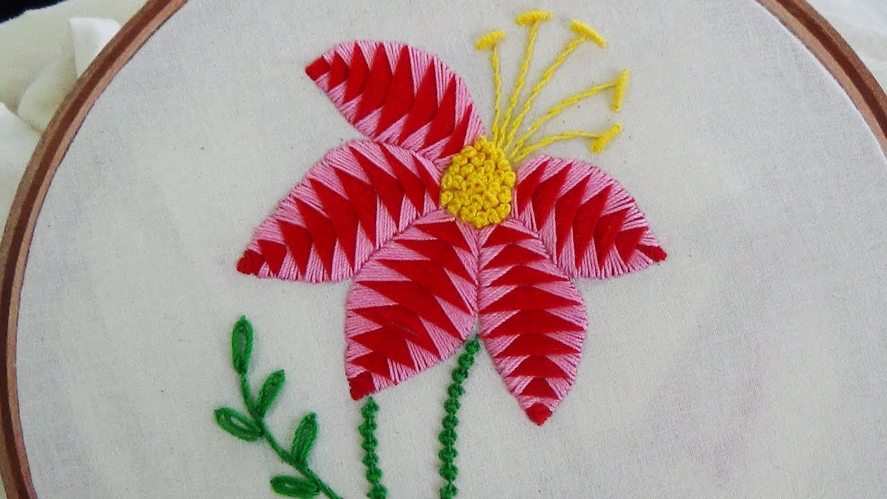 Hand Embroidery: Fancy Flower Stitch