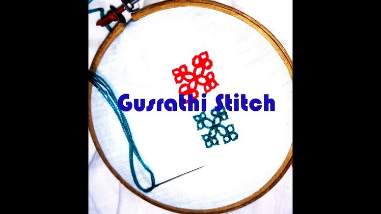 Hand Embroidery Gusrathi Stitch by Nakshi Katha