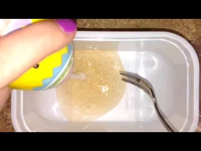HOW TO MAKE SLIME WITH ONLY 2 INGREDIENTS bathroom ing.  NO GLUE, STARCH, EYEDROPS ETC