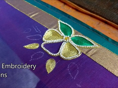 Maggam work blouse designs simple | hand embroidery designs | aari work designs