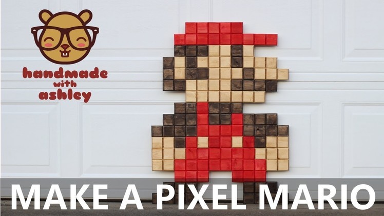Make a Supersize Pixel Mario | Two 2x4 Challenge