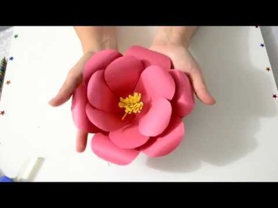Manualidad Como Hacer Flores De Papel ( HOW TO MAKE PAPER FLOWERS HANDCRAFT ) DIY