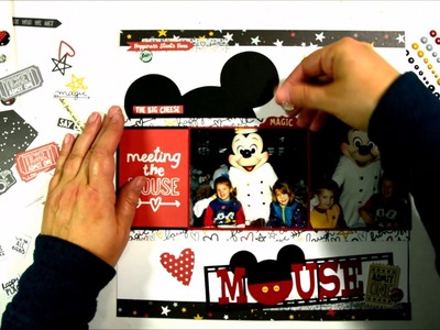 Mickey Mouse - Scrapbook Process Video #17