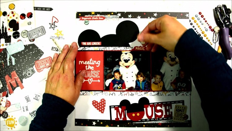 Mickey Mouse - Scrapbook Process Video #17