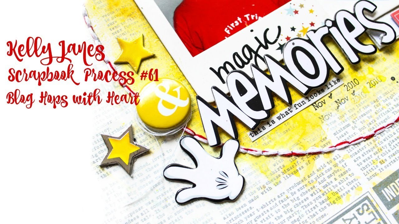 blanket quacks baby Heart Hops Scrapbook with #61 Blog Process Magic Memories,