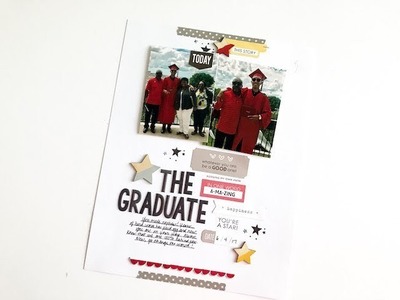Scrapbook Process Video - "The Graduate"