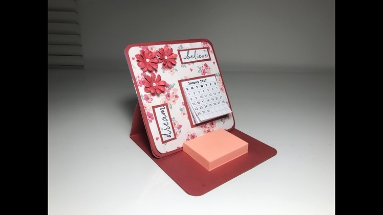 Scrapbooking calendar.Desktop mini calendar