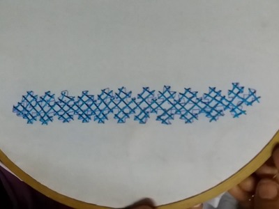 Sindhi hand embroidery less design.  Handy work