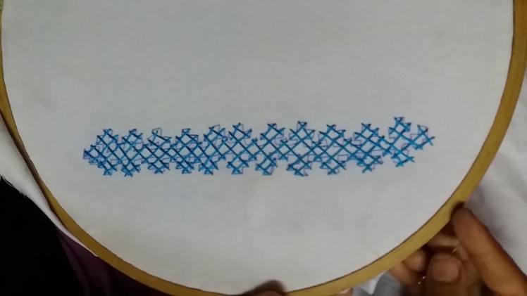 Sindhi hand embroidery less design.  Handy work