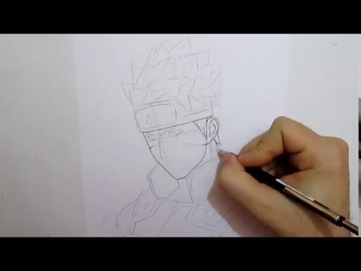 The best drawing kakashi hatake 3d (naruto)