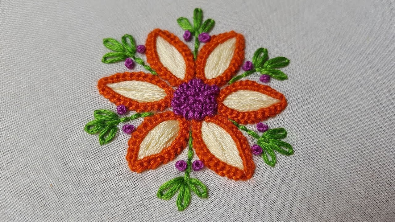 unique flower stitch satin jQyM o