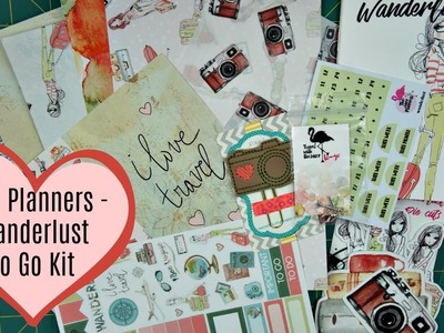 1407 Planners - Wanderlust To Go Kit Unboxing | Traveler's Notebook Planner Haul