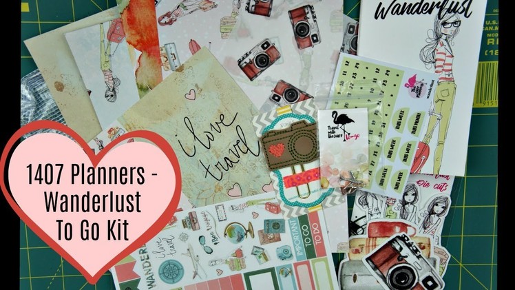 1407 Planners - Wanderlust To Go Kit Unboxing | Traveler's Notebook Planner Haul