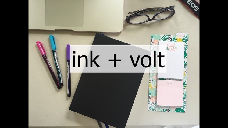 2017-2018 Ink + Volt Planner Unboxing