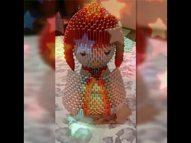 3D ORIGAMI JAPANESE DOLL