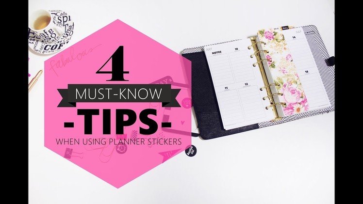 4 Must-Know Tips When Using Planner Stickers