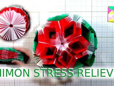 AMIMON Stress Reliever - action origami toy - NO TAPE NO GLUE