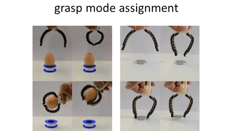 An under-actuated origami gripper with adjustable stiffness joints