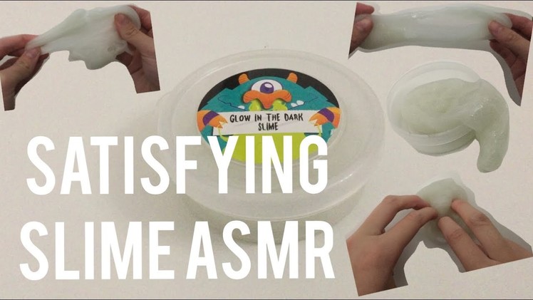 ASMR SLIME (Kmart Australia Glow in The Dark Slime)