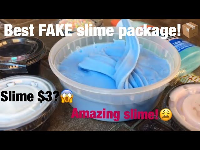 BEST FAKE SLIME PACKAGE + How To Make Floam And Gel Slime!