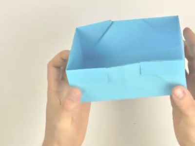 Easy Origami Box Instructions