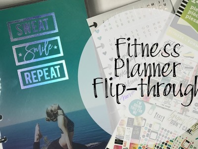 Fitness Planner Flip Through