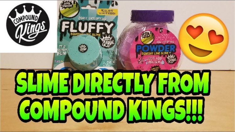 FLUFFY & POWDER SLIME FROM COMPOUND KINGS THE MAKERS OF BOBBLE BITZ, FLUFFY, NEON AND GLITZY SLIME