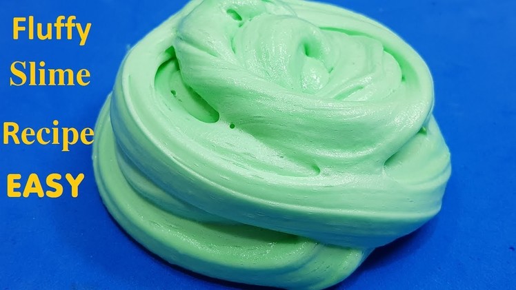 Fluffy Slime Recipe Easy ! How to Make Slime recipe Easy with powder gel Tero
