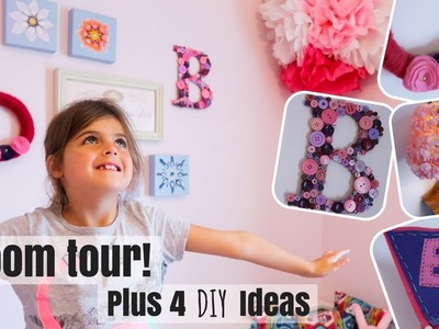 GIRL'S ROOM TOUR!!! | BEAU'S BEDROOM TOUR, 4 DIY IDEAS | Nesting Story
