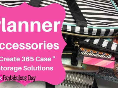 Happy Planner Travel Bag,  What's in my Happy Planner Bag, Planner Accessories, Supply Organization,