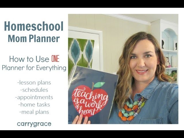 Homeschool Mom Planner | How to Use One Planner for Everything