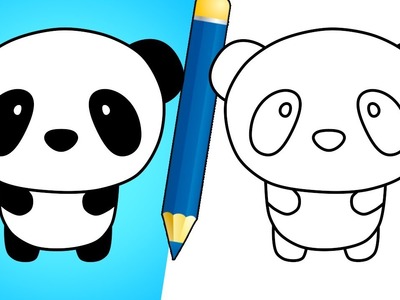 How to Draw a Cute Panda Bear - Easy