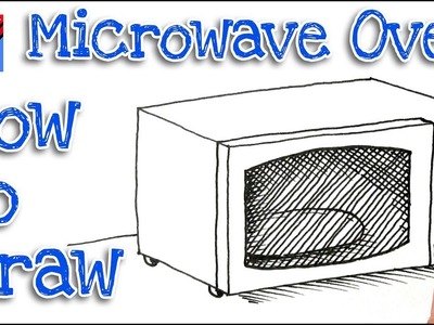How to draw a Microwave Oven Real Easy