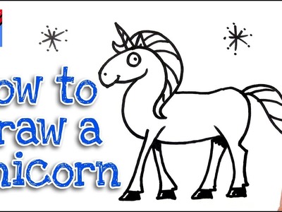 How to draw a Unicorn Real Easy - Step by Step