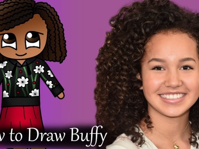 How to Draw Buffy from Andi Mack - Easy Cute Step by Step Drawing