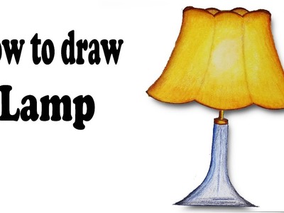 How to draw Lamp.Step by step(easy draw)