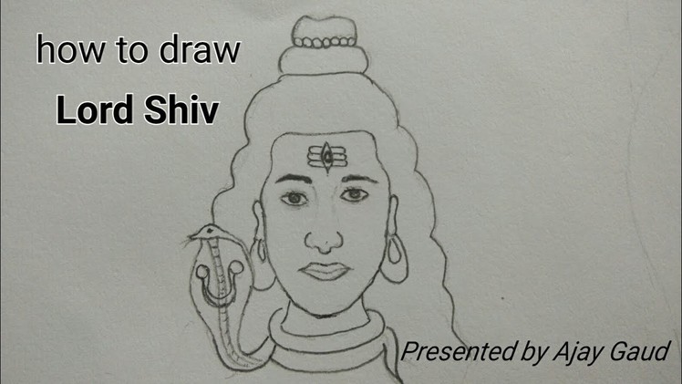 How to draw Lord Shiv | step by step (very easy)