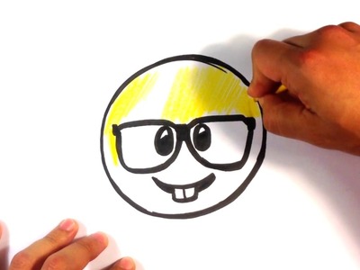 How to Draw Nerd Emoji - Cute Drawings - Easy Pictures to Draw