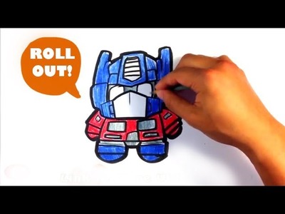 How to Draw Optimus Prime from Transformers (cute) - Easy Pictures to Draw