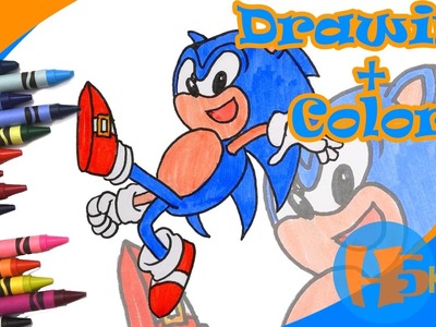 How To Draw Sonic the Hedgehog - Sonic Forces - Easy - Drawing Tutorial (Drawing For Kids)