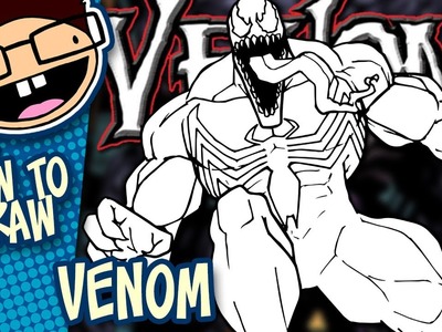 How to Draw VENOM (Classic Comic Version) | Narrated Easy Step-by-Step Tutorial