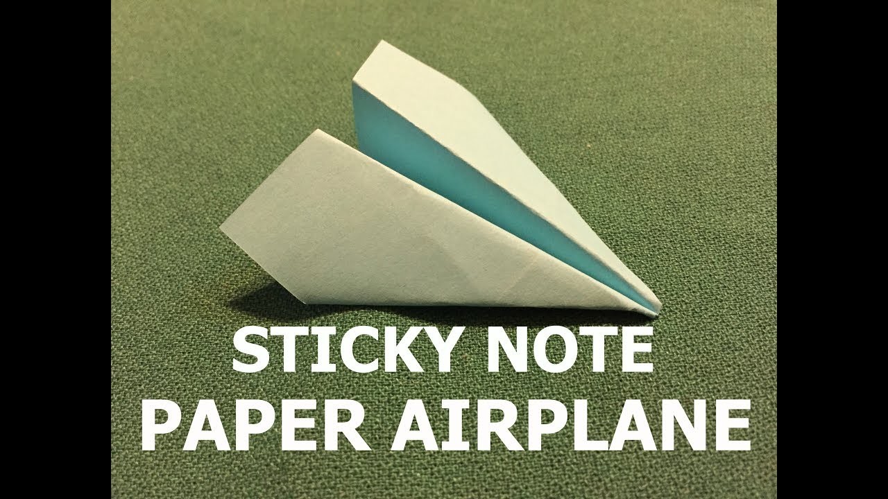 how-to-fold-a-sticky-note-paper-airplane