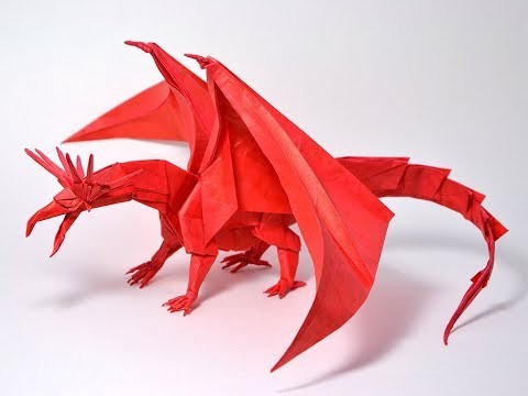 HOW TO MAKE A DRAGON WITH PAPER