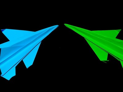 How to make a Paper Airplane model for Kids-F 16 |ORIGAMI JET FIGHTER is cool|Origami things