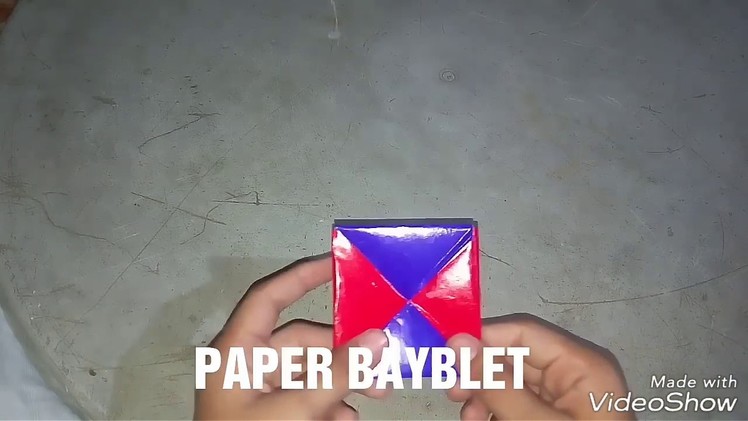 HOW TO MAKE A PAPER BEYBLADE