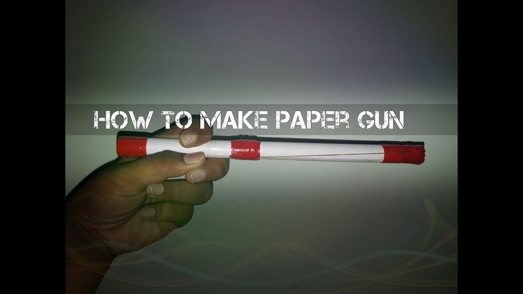 How to Make a Paper Gun that shoots paper bullets