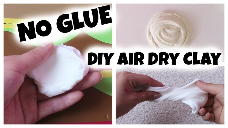 How to make Air Dry Clay for Butter Slime
