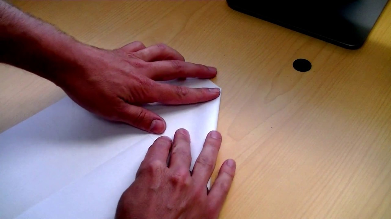 How to make an easy paper airplane that flies far fast and straight easiest paper plane ever