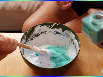 How to Make Fluffy Slime Recipe with Shaving Cream