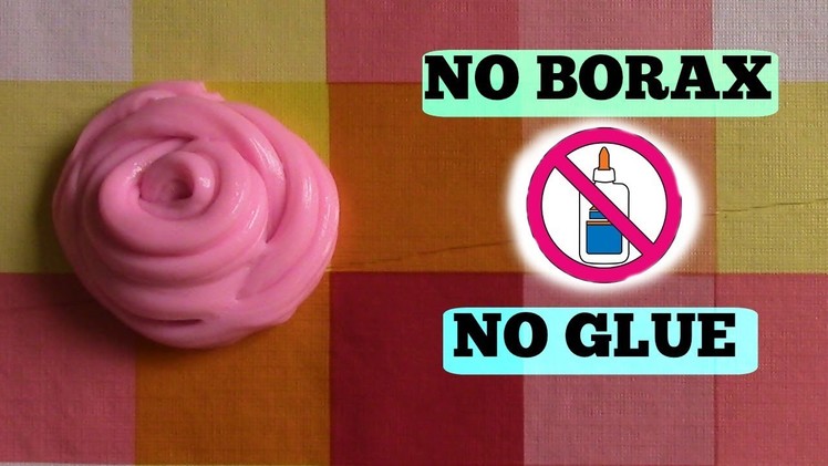 How to make Fluffy Slime without Glue and Borax!
